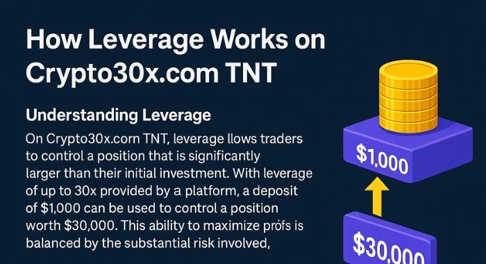 How Leverage Works on Crypto30x.com TNT