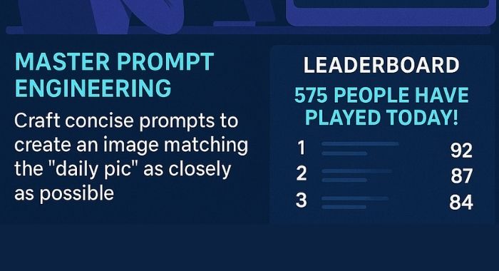 Today's Leaderboard: 575 People Have Played Today!
