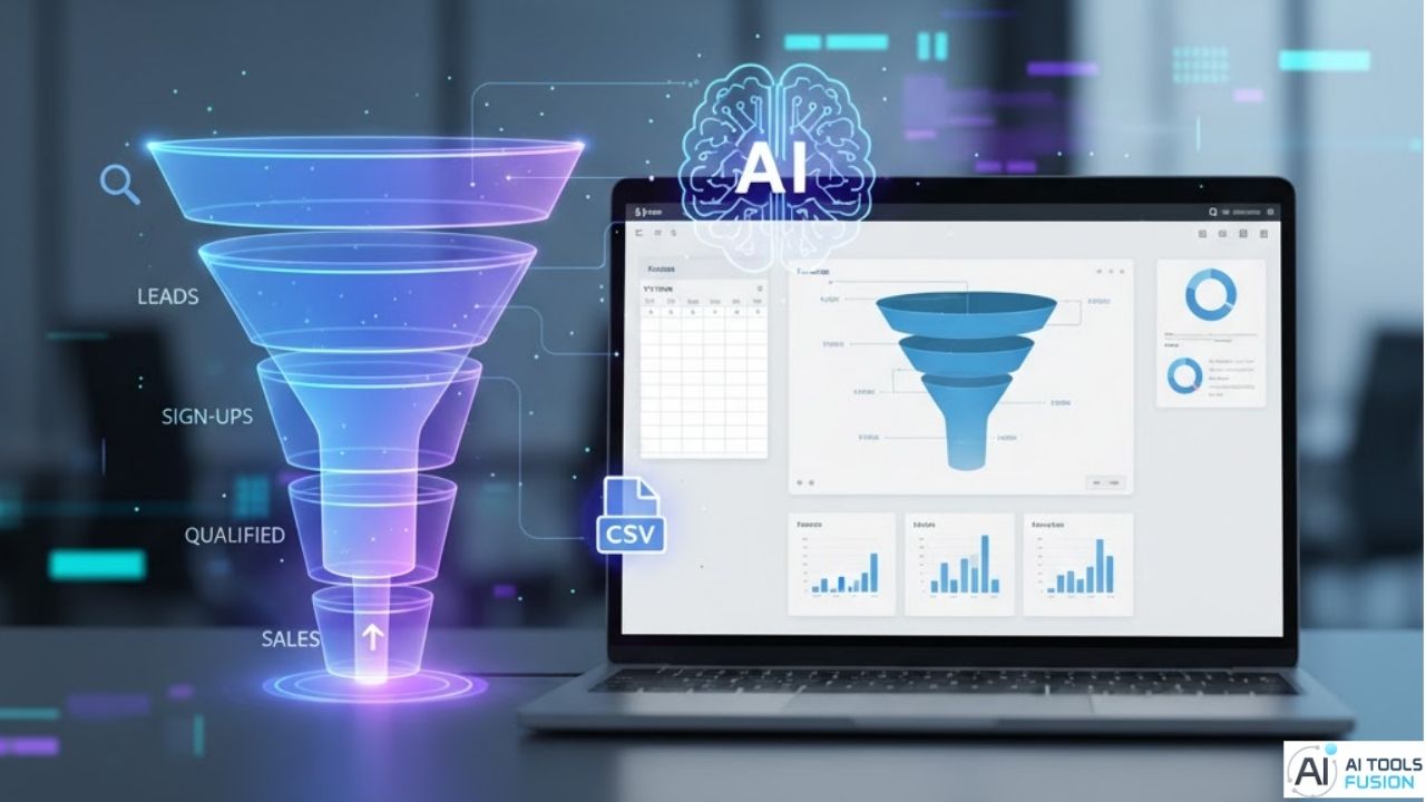 AI Funnel Chart Generator Using Tableau and CSV Document