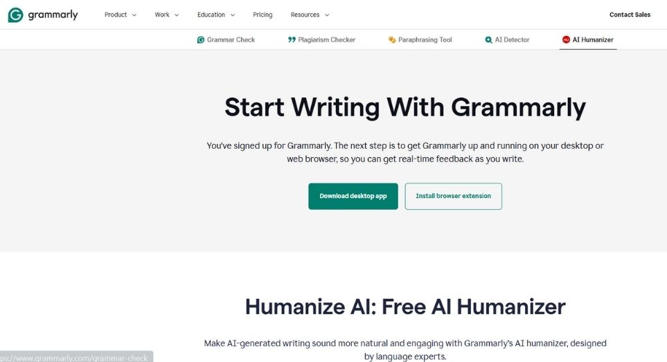 Grammarly's AI Humanizer
