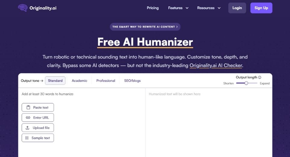 Originality.AI Humanizer